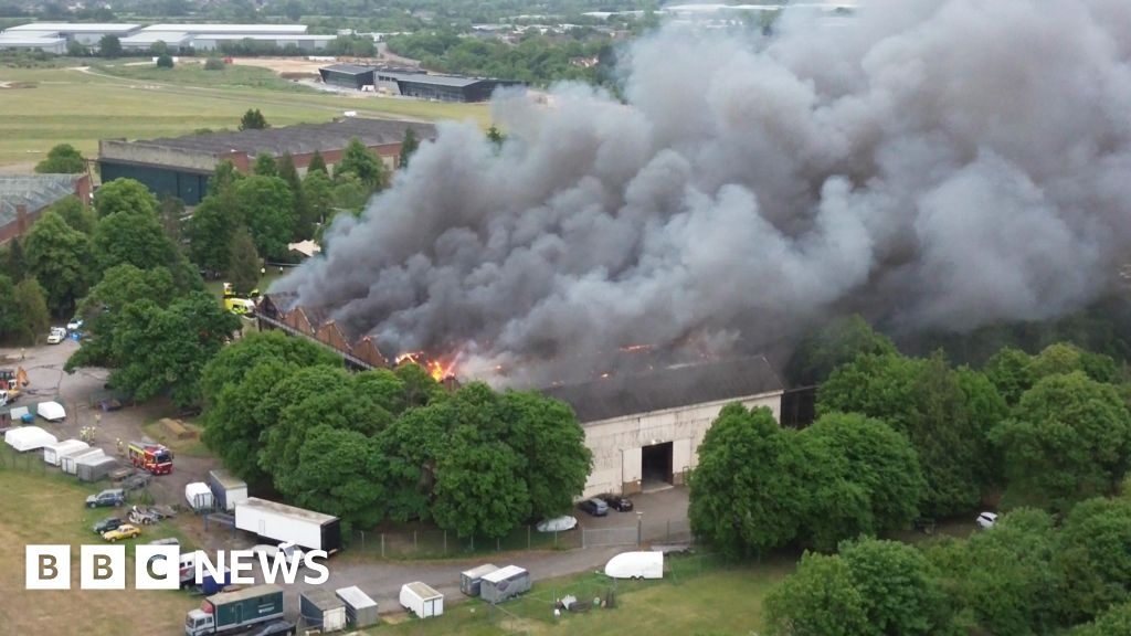 Bicester Motion fire: Two firefighters remain in hospital