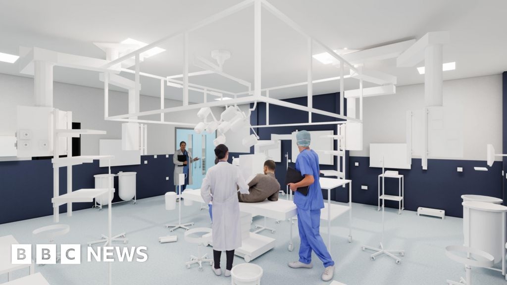 Construction under way on hospital theatre suite in Nottingham