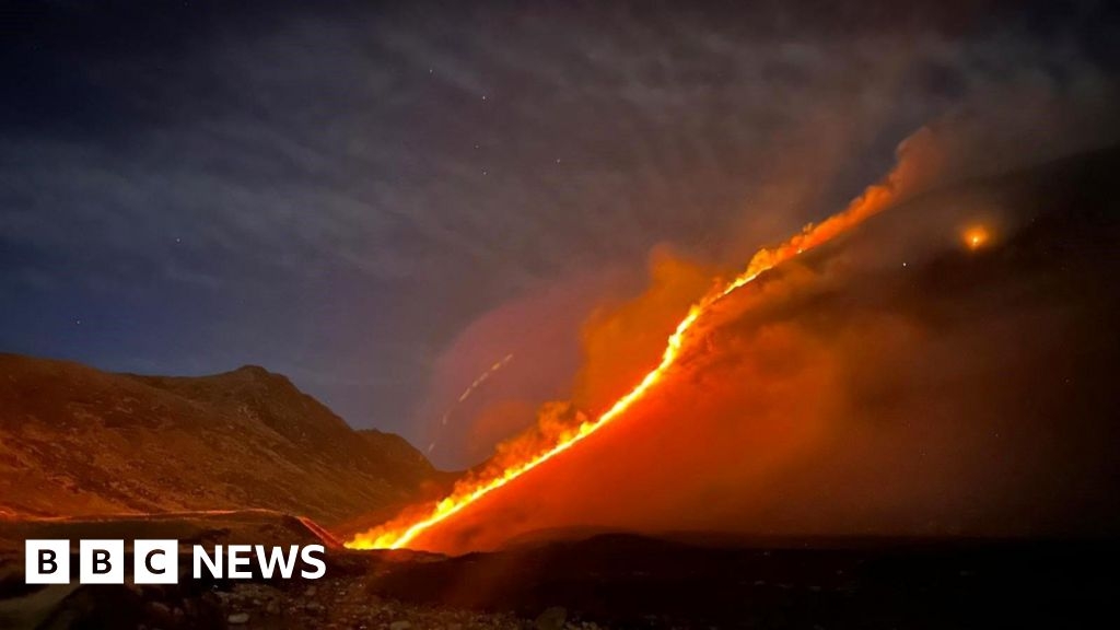 Arran wildfire likely started by glass bottle