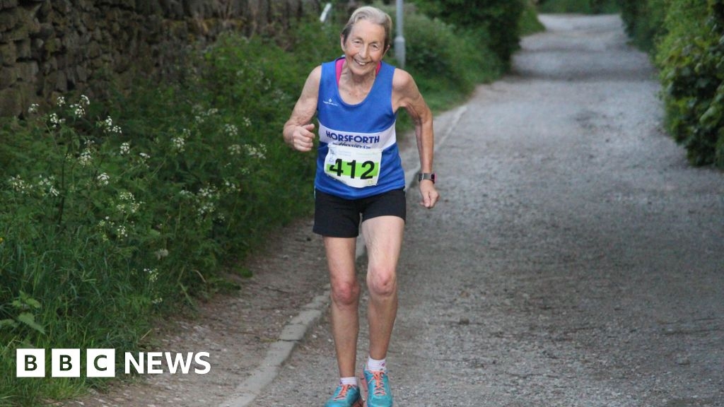 Parkrun veteran Hilary Wharam runs final race at 82