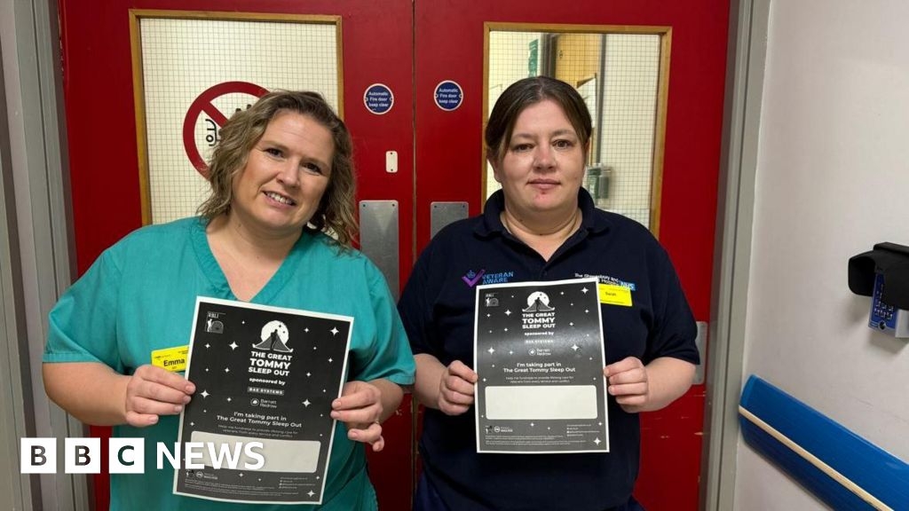 Telford hospital staff to sleep out in aid of homeless veterans
