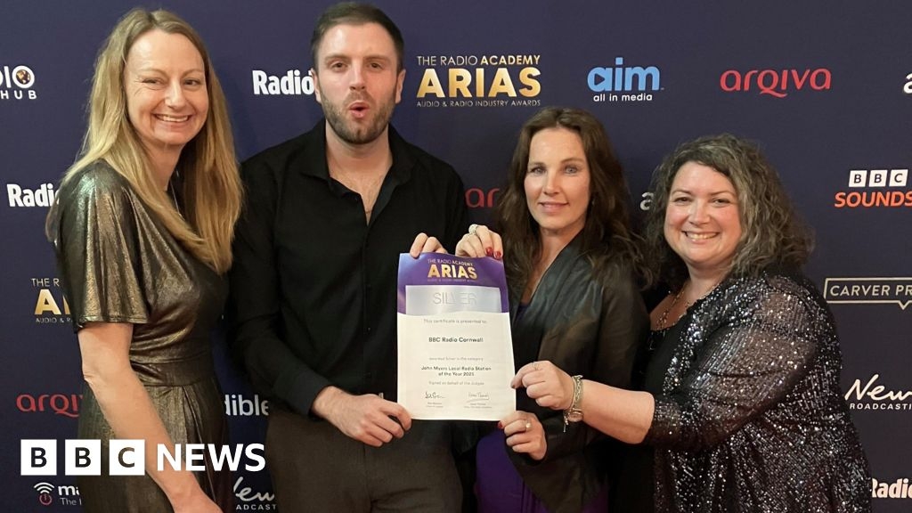 Joy for BBC Radio Cornwall after silver Arias award win