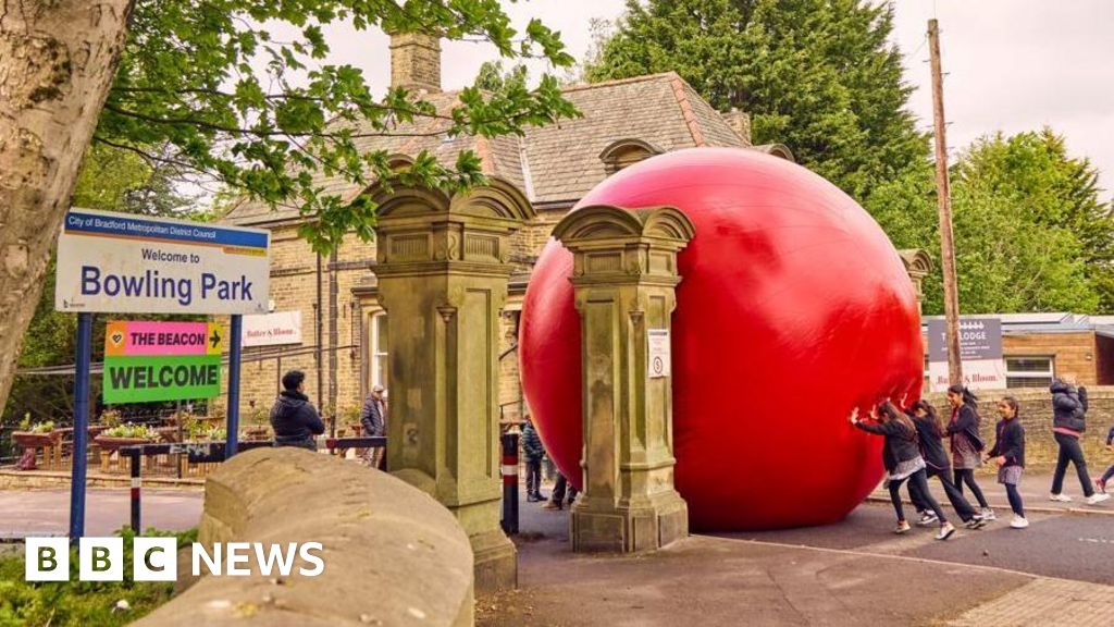 Bradford 2025: Giant red ball rolls into City of Culture