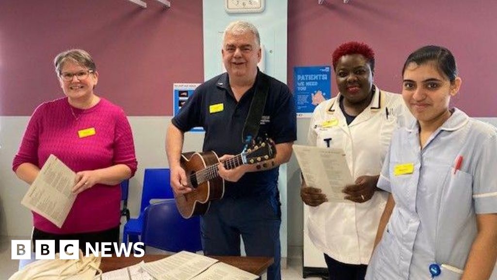 Shropshire hospital chaplain gets patients dancing