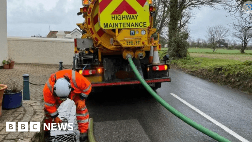 Flood warning as persistent rain expected for Jersey
