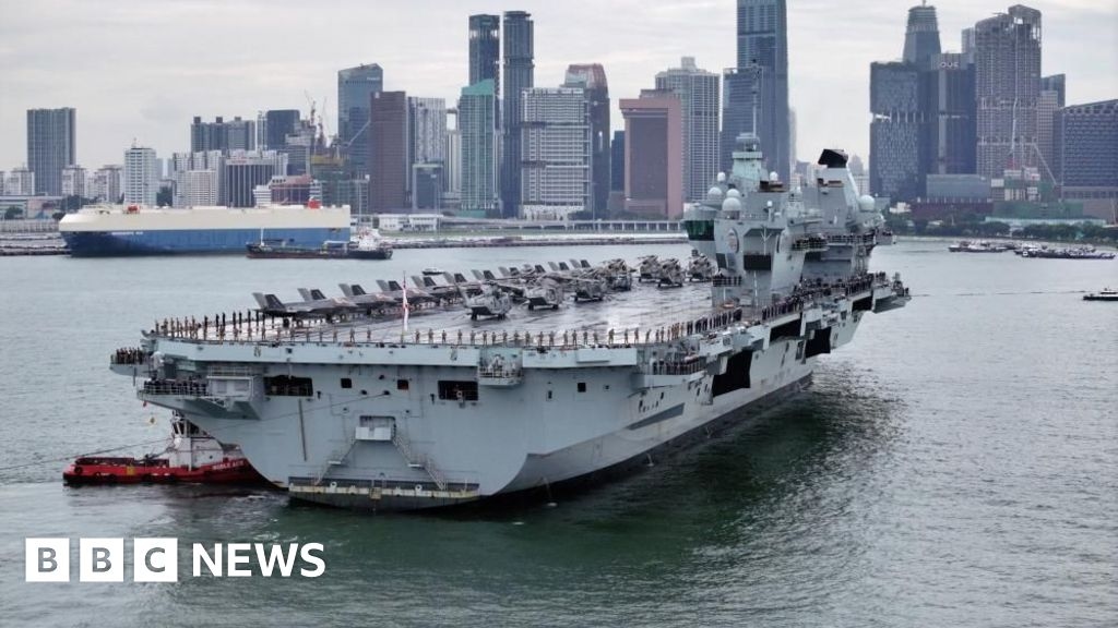 UK aircraft carrier in Pacific on rare deployment