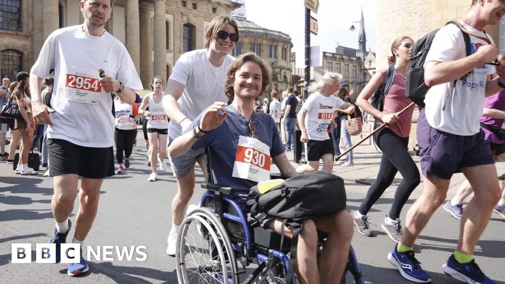 Student with muscular dystrophy to start Oxford's charity 10k race