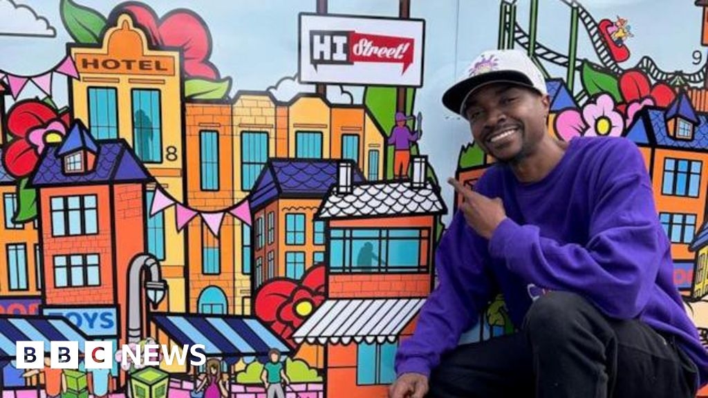 Artists transform Kettering town centre with street art