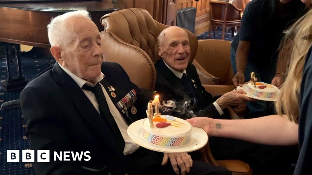 WW2 veterans celebrate 101st birthdays in Portsmouth