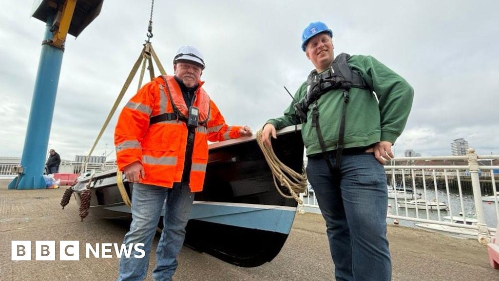 Sunderland shipbuilders bring back heritage with boat launch