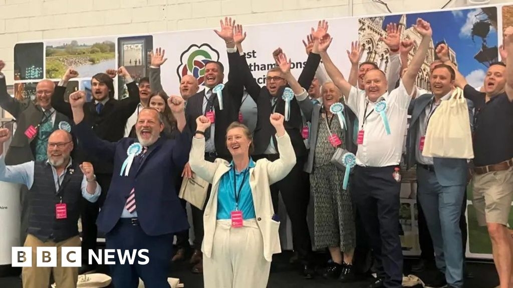 West Northants Reform councillor suspended 34 days after election