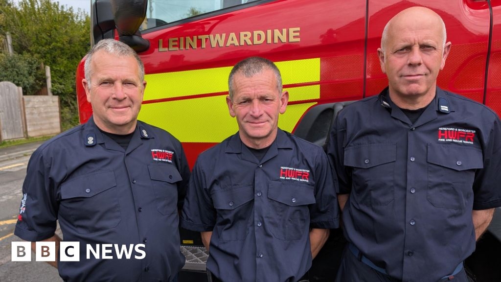 The Leintwardine brothers keeping firefighting in the family
