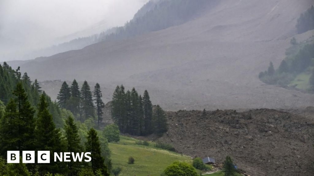 Swiss glacier collapse buries most of village of Blatten
