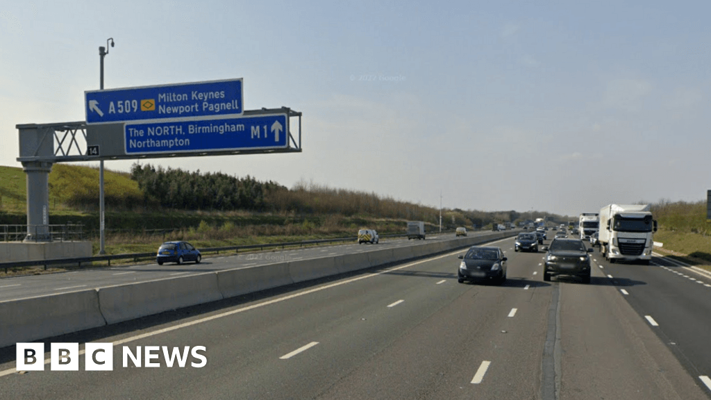 Police appeal after van driver in his 20s dies in M1 crash