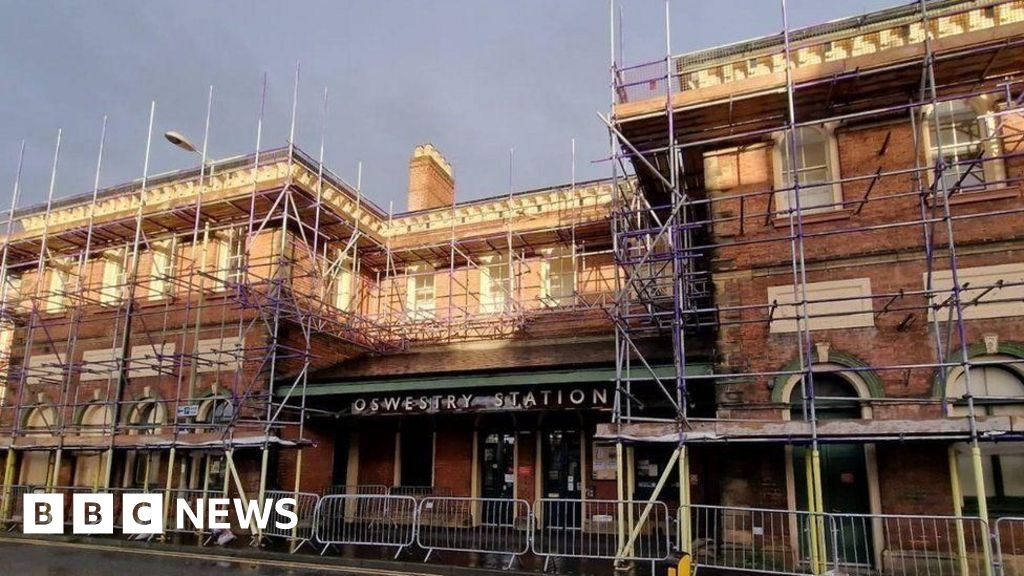 Oswestry's Cambrian Station restoration nearly complete