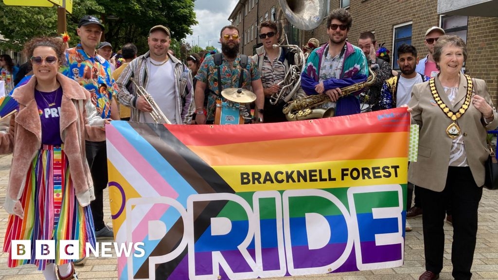 Rain holds off for Bracknell Forest's 'biggest ever' Pride parade