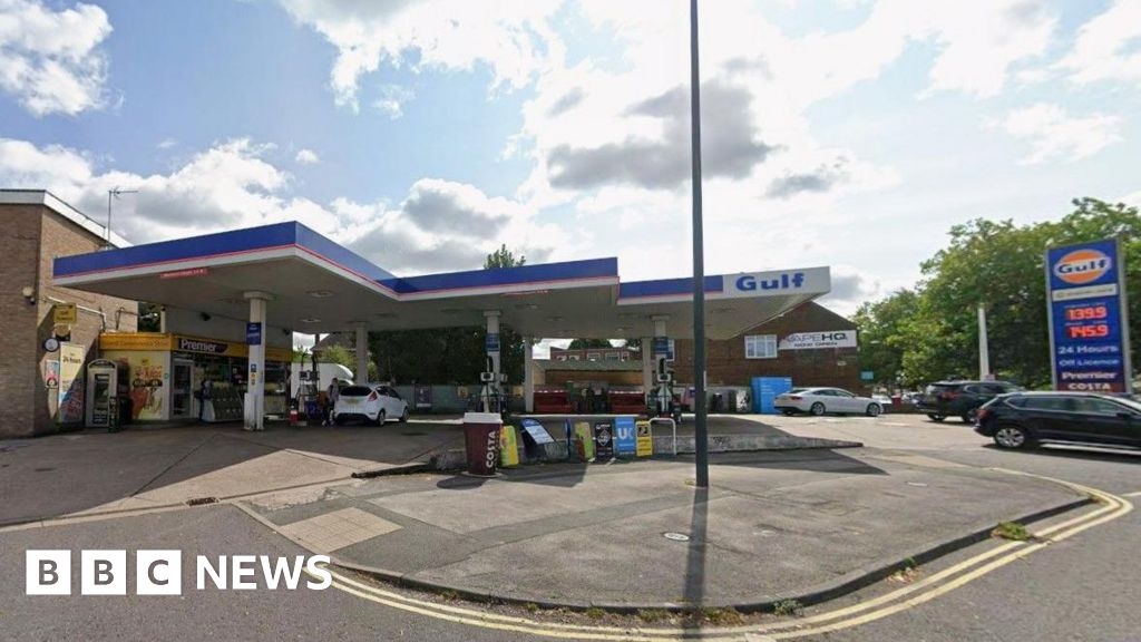 Cordon set up at petrol station after burglary