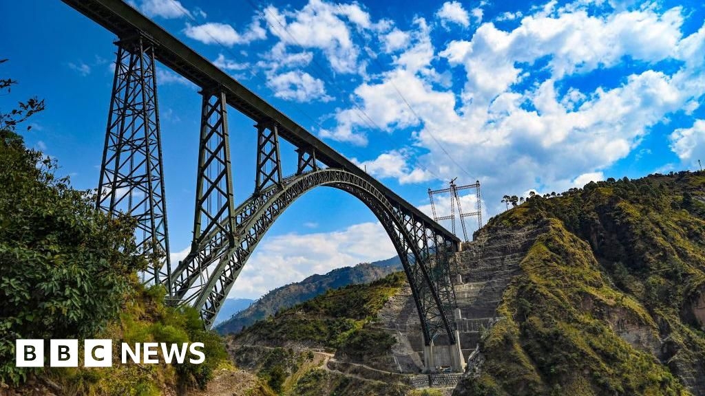 Chenab bridge: Narendra Modi inaugurates world's highest single-arch railway bridge