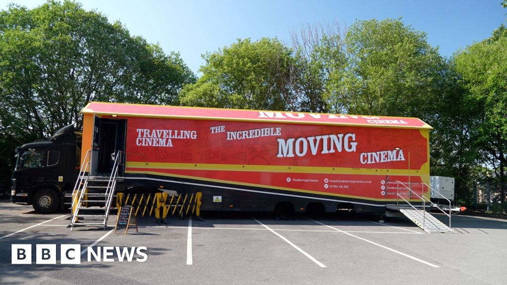 Cinema inside lorry tours City of Culture Bradford 2025