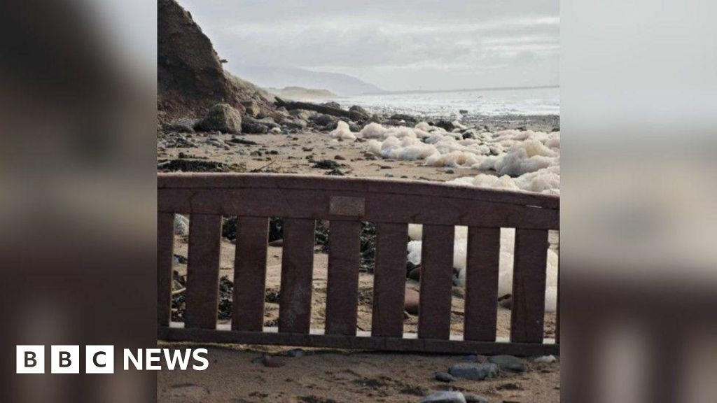 Tribute bench washed 80 miles in stormy sea reunited with family