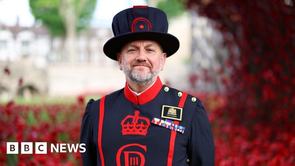 Former RAF officer from Cardiff becomes Tower of London Beefeater