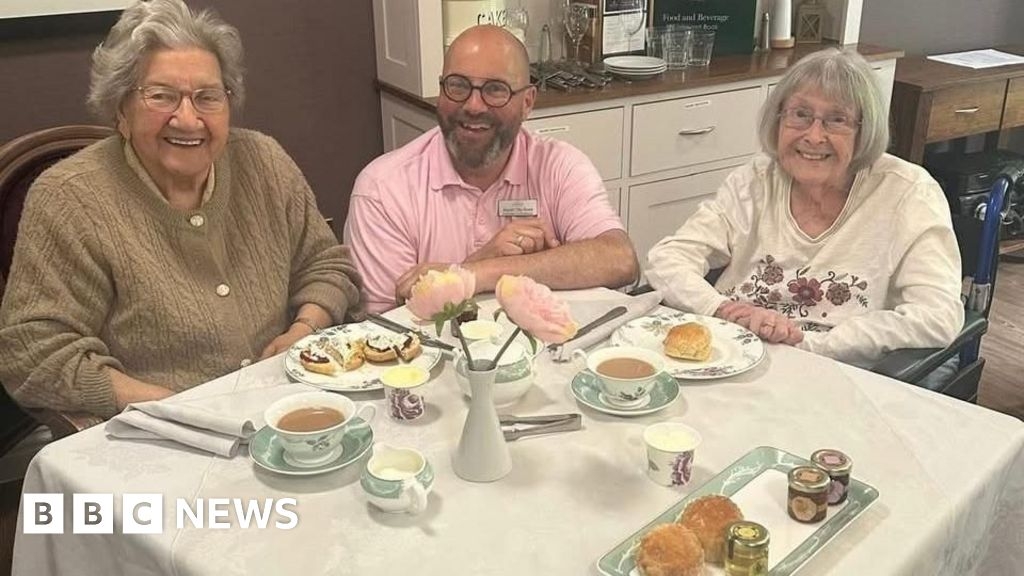 Savoy tea for two comes true at Northampton care home
