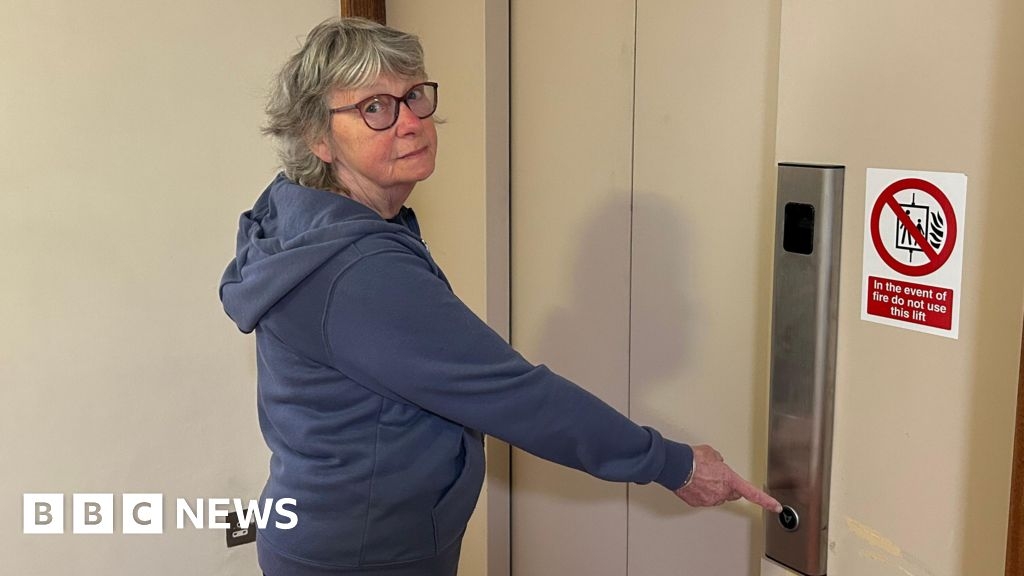 Broken lift in Plymouth flats 'traps' some for nine weeks