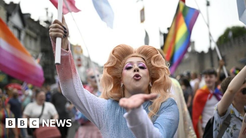 Pride Cymru: Thousand descend on Cardiff for anniversary parade