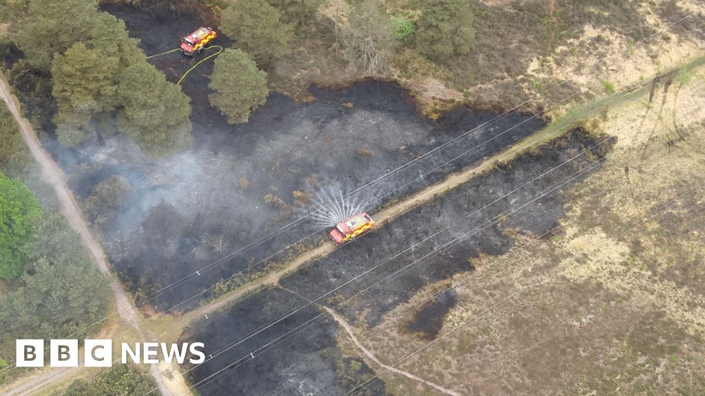 Turfhill heathland fire started deliberately, service says