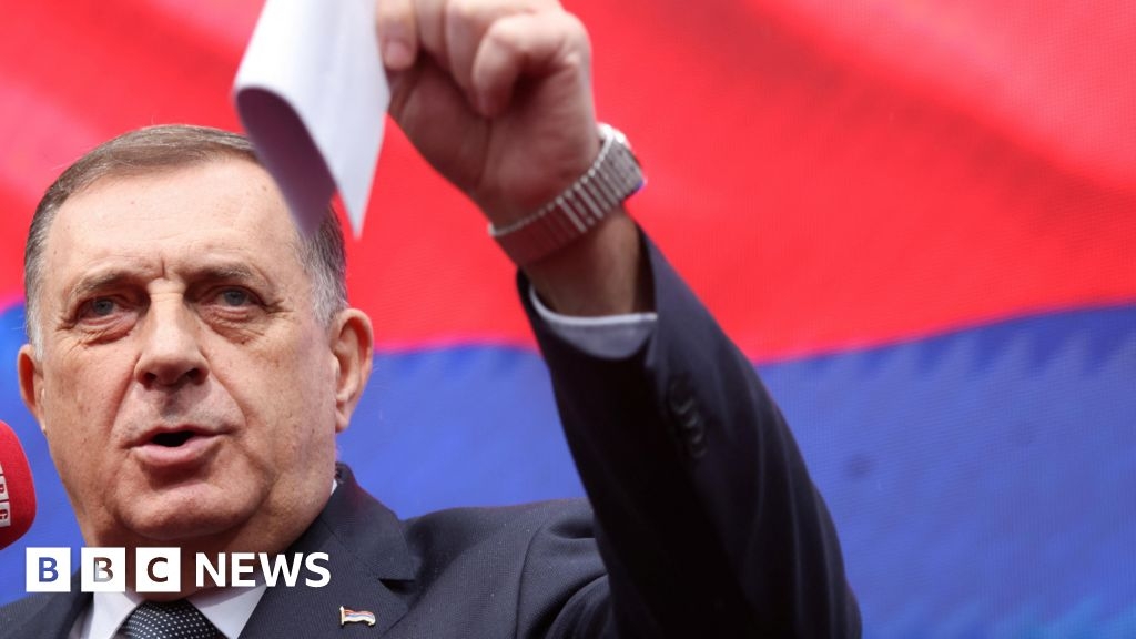Milorad Dodik: Bosnian-Serb leader sentenced to jail in landmark trial