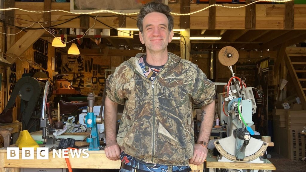 Herefordshire: Shoemaking by hand is a 'dying art', says shoemaker