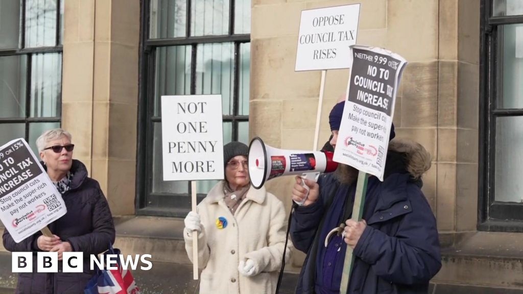 Bradford: 10% council tax increase approved amid protest chaos