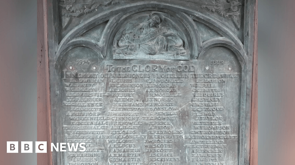 Military memorial plaques stolen from Chatham churchyard
