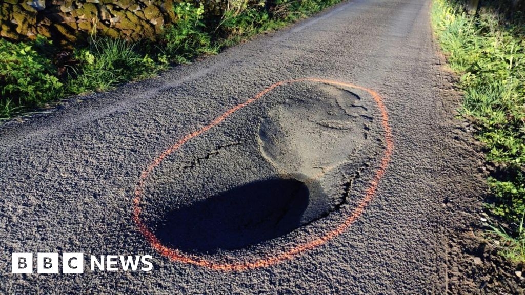 Lake District road closed due to sink hole