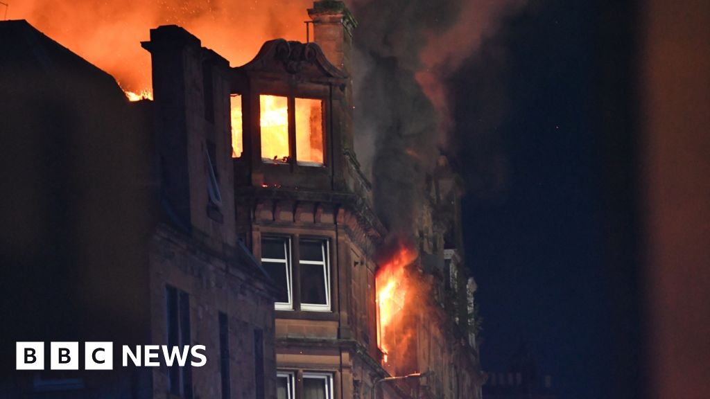 Firefighters tackling blaze above Perth's Royal Bar