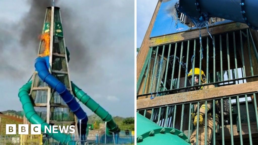 Alver Valley tube slide in Lee-on-the-Solent targeted in arson