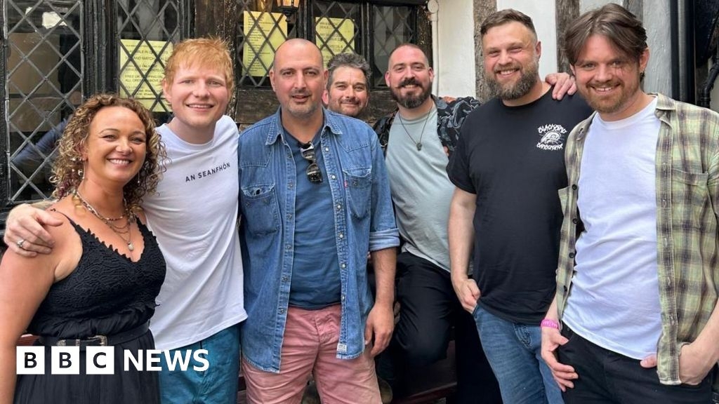 Backing Ed Sheeran 'just playing with a friend' says Essex band