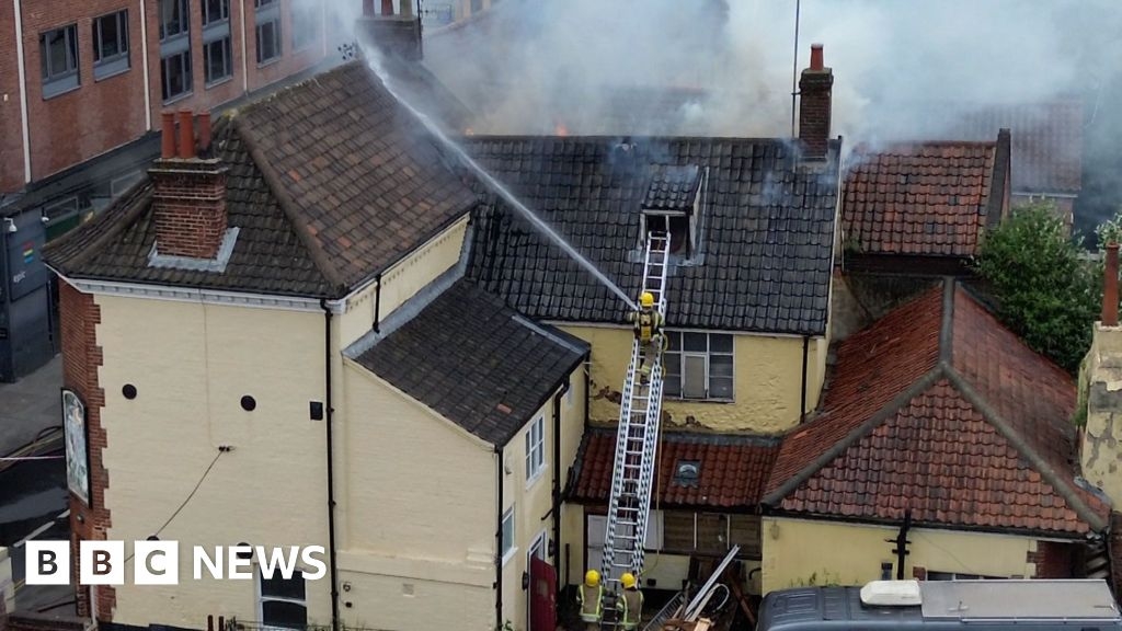 Cannabis factory found after fire in Norwich pub