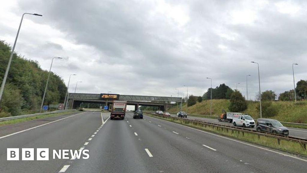 Man in life-threatening condition after motorway crash