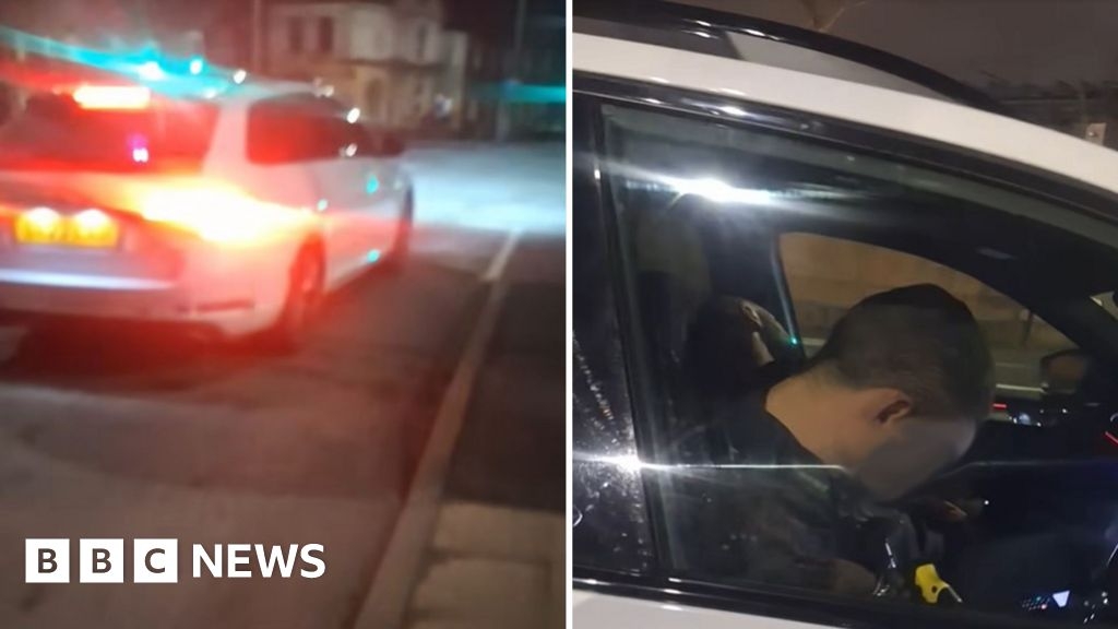 Staffordshire Police investigates video of 'sleeping officers'