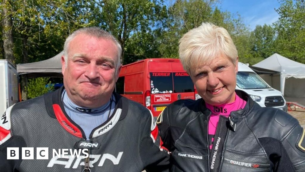 Shropshire couple take up sidecar racing in their 60s