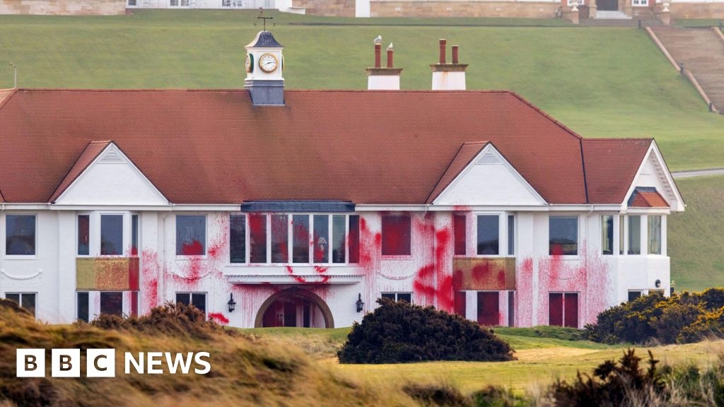 Man, 57, charged over vandalism at Trump Turnberry