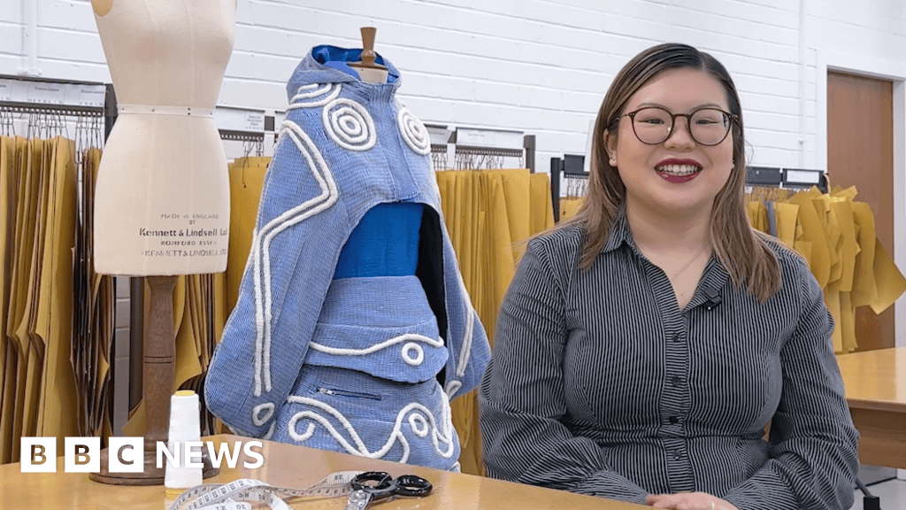 Heriot-Watt student turns meat netting into prize-winning outfit