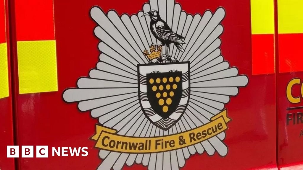 Firefighters rescue two from blaze in St Austell