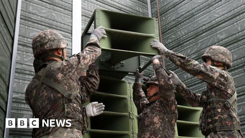 South Korea turns off propaganda loudspeakers to North Korea