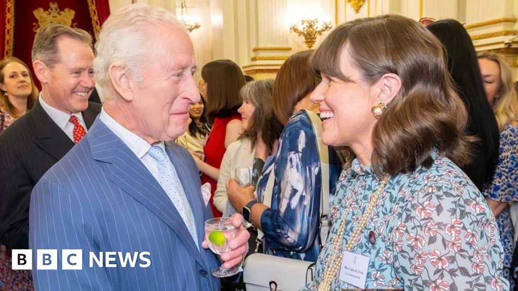 Charity shopper's £22.50 outfit for Buckingham Palace trip