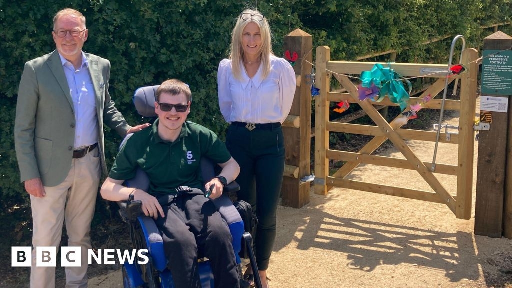 Accessible path enables National Star students to explore nature