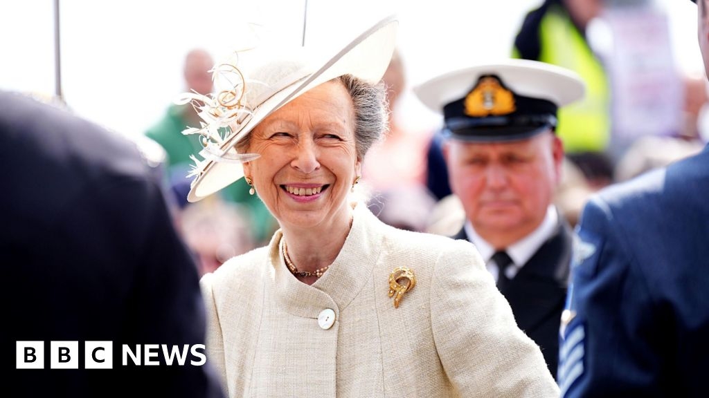 Princess Anne visits Guernsey on Liberation Day