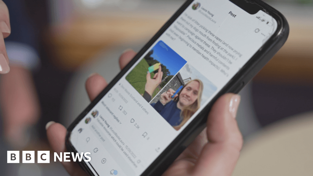 The influencer whose tweet led to a ban on disposable vapes