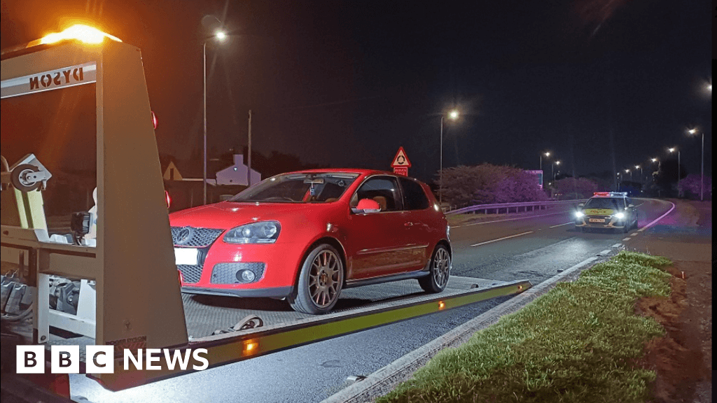 Car racing at 135mph on Rainford Bypass seized by police